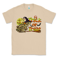 Mushroom Trick Or Treat With Frog Classic Tee - LillyAllenDesigns