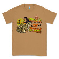 Toasted Coconut Trick Or Treat With Frog Classic Tee - LillyAllenDesigns