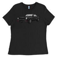 Black classic car Ladies Tee - MaliasSmallBusiness