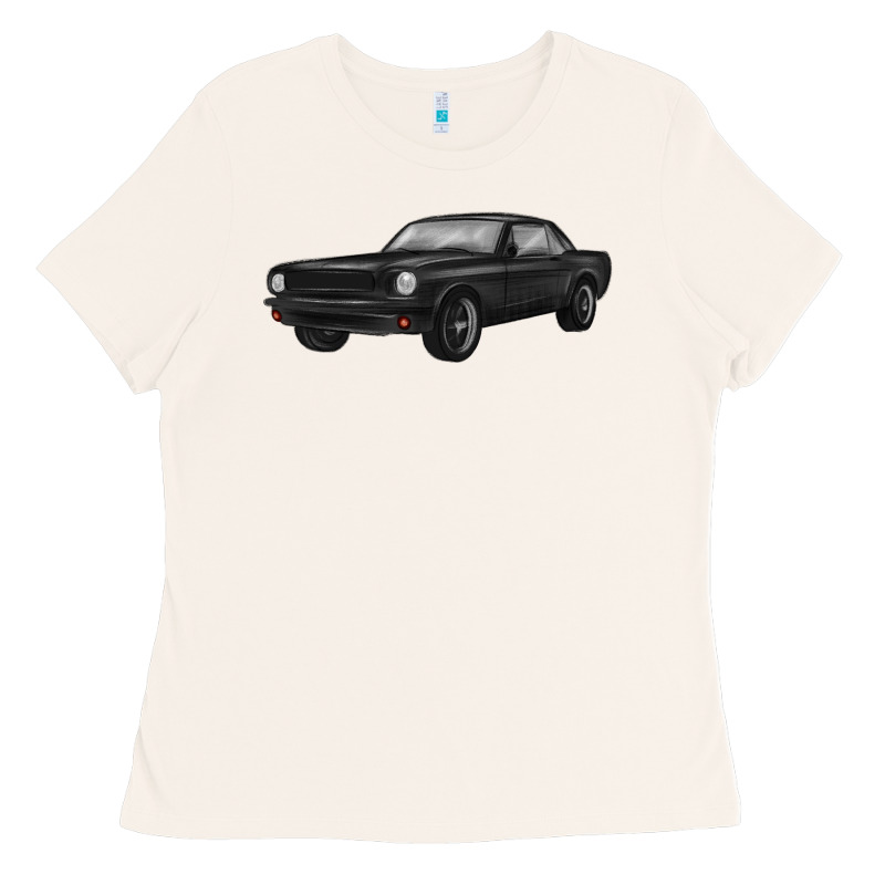Classic Car Ladies Tee by MaliasSmallBusiness | Teevron