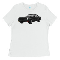 White classic car Ladies Tee - MaliasSmallBusiness