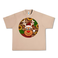 Burro cute reindeer head Christmas Urban Heavy Tee - Jasminsmagicworld