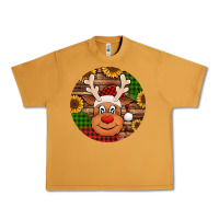 Peanut Butter cute reindeer head Christmas Urban Heavy Tee - Jasminsmagicworld