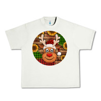 Pistachio cute reindeer head Christmas Urban Heavy Tee - Jasminsmagicworld