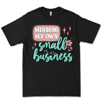 Black minding my own small business Premium Tee - MaliasSmallBusiness