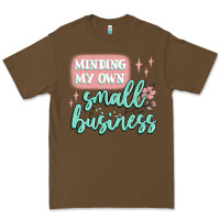 Cacao minding my own small business Premium Tee - MaliasSmallBusiness
