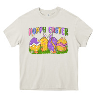 Cream hoppy easter Heavy Core Tee - MaliasSmallBusiness