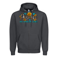 Smoke auntie like a mom only cooler Zipper Hoodie - OliviaCreatesArt