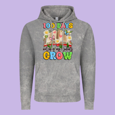 100 Days Watching My Students Grow Vintage Hoodie Designed By Artiststas