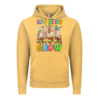 Vintage Mustard 100 days watching my students grow Vintage Hoodie - Artiststas