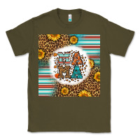 Army Green western fall mama Classic Tee - LillyAllenDesigns