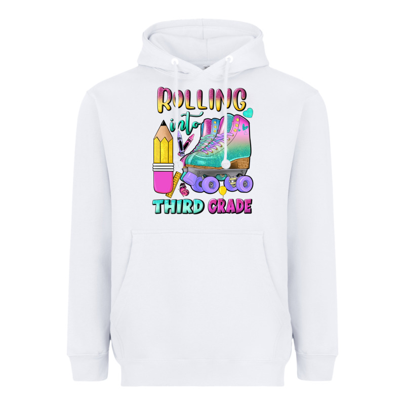 Rolling Into Third Grade Heavyweight Hoodie by BundleAndBundleShop | Teevron