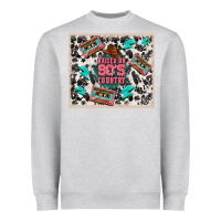 Heather Grey raised 90's country Heavyweight Sweatshirt - TumblerDesignByShophia