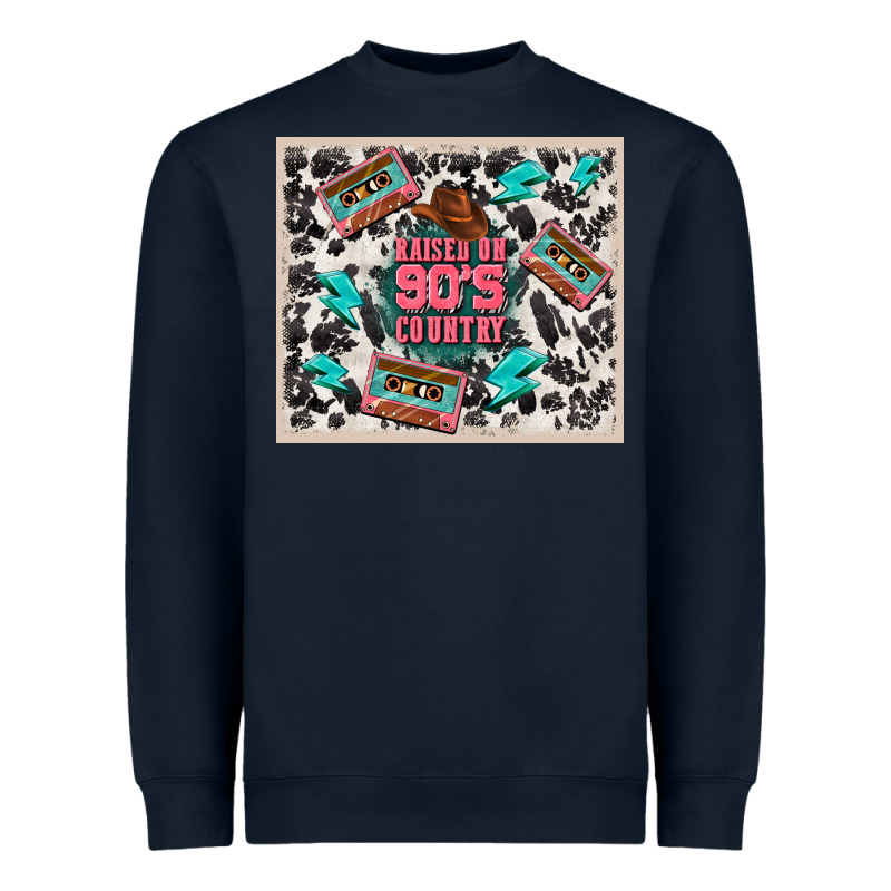 Raised 90's Country Heavyweight Sweatshirt by TumblerDesignByShophia | Teevron