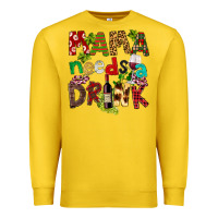 Lemon Mama Needs A Drink Premium Sweatshirt - FaDigitalArtStudio
