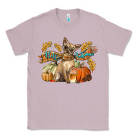 Lilac Hello Autumn With Chihuahua Dog Classic Tee - LillyAllenDesigns