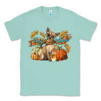 Seafoam Hello Autumn With Chihuahua Dog Classic Tee - LillyAllenDesigns