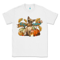 White Hello Autumn With Chihuahua Dog Classic Tee - LillyAllenDesigns