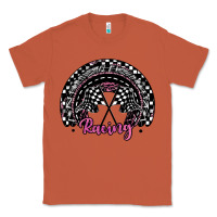 Copper racing checkered rainbow Classic Tee - JahusDesignShop