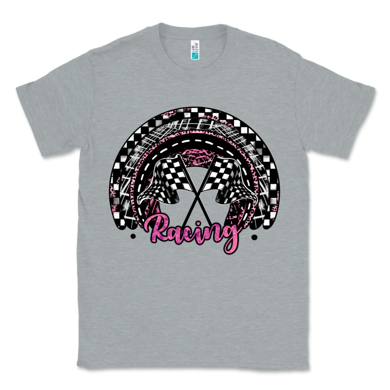 Racing Checkered Rainbow Classic Tee by JahusDesignShop | Teevron