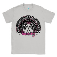 Moon Dust racing checkered rainbow Classic Tee - JahusDesignShop