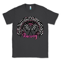 Smoke racing checkered rainbow Classic Tee - JahusDesignShop