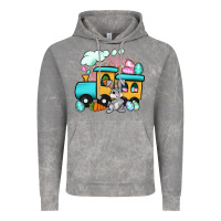 Cloud Rock easter train Vintage Hoodie - Artiststas