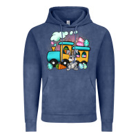Vintage Denim easter train Vintage Hoodie - Artiststas