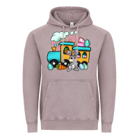 Vintage Zinc easter train Vintage Hoodie - Artiststas