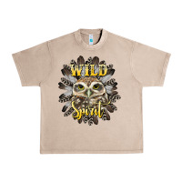 French Oak wild spirit owl Urban Heavy Tee - BarkalooDesign