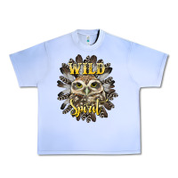 Grape Ice wild spirit owl Urban Heavy Tee - BarkalooDesign