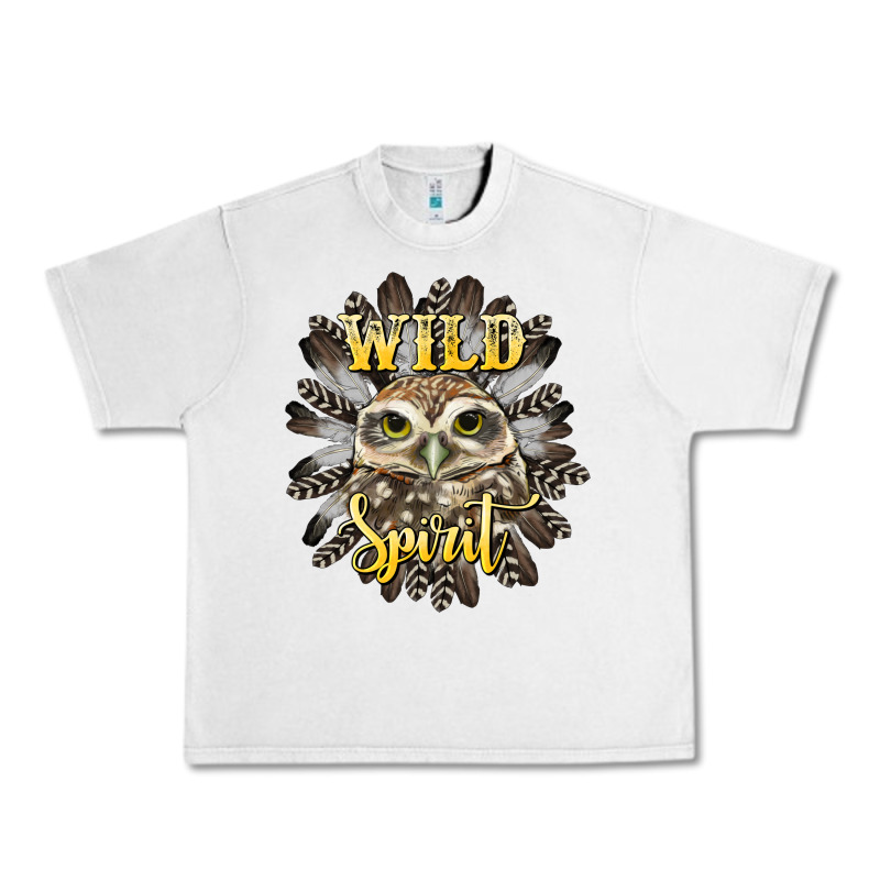 Wild Spirit Owl Urban Heavy Tee by BarkalooDesign | Teevron
