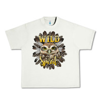 Pistachio wild spirit owl Urban Heavy Tee - BarkalooDesign