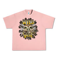 Salmon wild spirit owl Urban Heavy Tee - BarkalooDesign