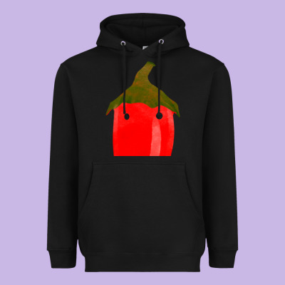 Chilli Pepper Fa Element Heavyweight Hoodie Designed By Fadigitalartstudio