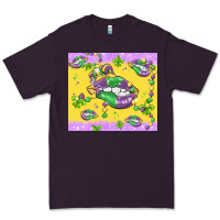 Plum mardi gras lips Premium Tee - MaliasSmallBusiness