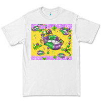 White mardi gras lips Premium Tee - MaliasSmallBusiness