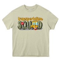 Mossy transportation squad Heavy Core Tee - MaliasSmallBusiness