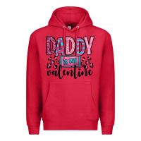 Cardinal daddy is my valentine Premium Hoodie - OliviaCreatesArt