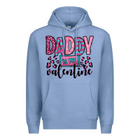 Colony Blue daddy is my valentine Premium Hoodie - OliviaCreatesArt