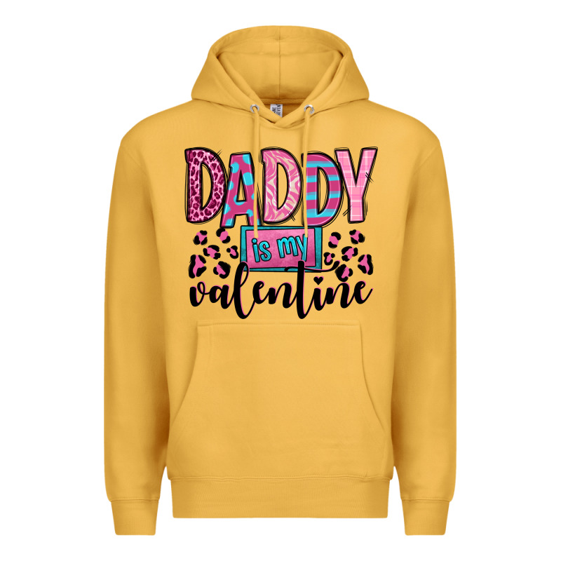 Daddy Is My Valentine Premium Hoodie by OliviaCreatesArt | Teevron