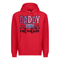 Red daddy is my valentine Premium Hoodie - OliviaCreatesArt