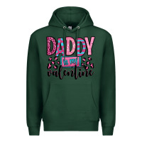 Sports Green daddy is my valentine Premium Hoodie - OliviaCreatesArt