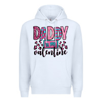 White daddy is my valentine Premium Hoodie - OliviaCreatesArt
