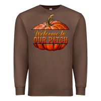 Chestnut welcome to our patch Premium Sweatshirt - BundleAndBundleShop