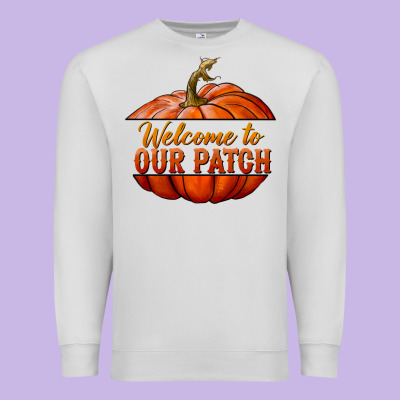 Welcome To Our Patch Premium Sweatshirt Designed By Bundleandbundleshop