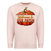Pale Pink welcome to our patch Premium Sweatshirt - BundleAndBundleShop
