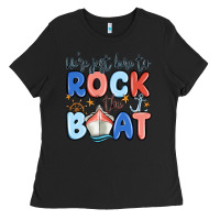 Black were just here to rock the boat Ladies Tee - MaliasSmallBusiness