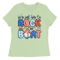 Were Just Here To Rock The Boat Ladies Tee | Teevron