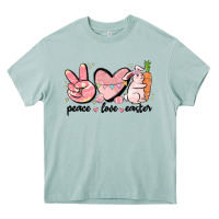 Arona peace love easter Heavy Core Tee - MaliasSmallBusiness